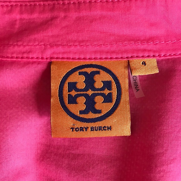 Tory Burch utility style lightweight cotton shirt - Picture 2 of 3